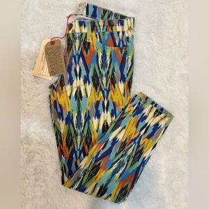 Current Elliot Aztec Skinny Jeans The Stilleto Multi Colored Womens Size 27 NWT
